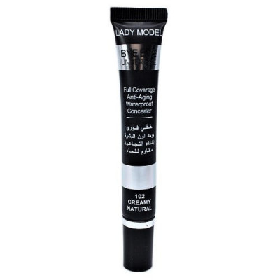 Corector acoperire mare, Lady Model, Bye Under Eye Waterproof, 102 Creamy Natural, 20 ml foto