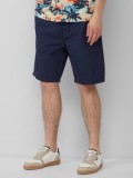 S.Oliver Pantaloni scurti barbati chino, Detroit, cu talie medie, Regular Fit, Bleumarin, 29, 30 - 34, 36, 38