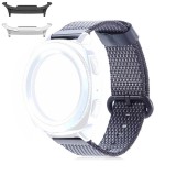Curea material textil, compatibila Samsung Galaxy Watch9 44mm, Negru