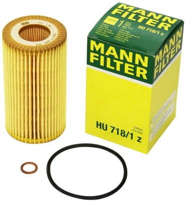 Filtru ulei BMW seria 3 E46, seria 5 E39 diesel 2.0, 3.0 Mann 14400 HU718/1Z-1 foto
