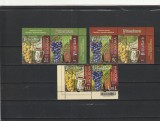 ROMANIA 2021 LP 2347 VITICULTURA EMISIUNE COMUNA ROMANIA-MOLDOVA SERIE CU VINIETA + SERIE MOLDOVA NESTAMPILATE, Nestampilat