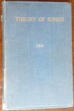 GEORGE (GOGU) CONSTANTINESCO: THEORY OF SONICS (LONDON 1918 / ex. 144 din 150)