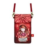 Cumpara ieftin Geanta de umar pentru telefon Santoro Gorjuss Fire In My Heart, 11.5 x 20.5 x 1.5 cm