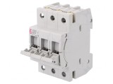 Separator cu Fuzibil D01 16A 400VAC Poli 3 pentru Șină DIN