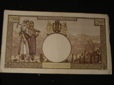 BANCNOTA=2000 LEI/1944-FEMEIE CARE ALAPTEAZA-TARANCE- foto