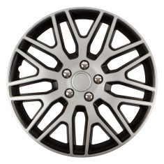 Set 4 capace roti model DAKAR 15&Prime; &ndash; SILVER &amp; BLACK