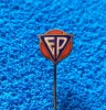 Insigna metalica fotbal - &quot;ELECTROPUTERE&quot; CRAIOVA (aurie)