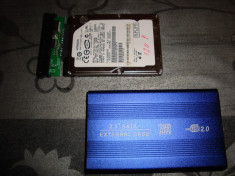 HDD Hitachi extern laptop 120 GB Sata la USB foto