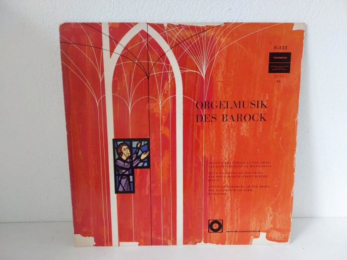 Muzica baroc, orga - orgelmusik des barock, vinil Telefunken Germania