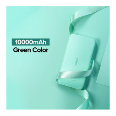 UGREEN 10000mAh Dual Fashion USB Powerbank 1A/2.1A-Culoare Verde