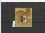 ROMANIA 1980 LP 1014 EXPOZITIA FILATELICA PRIMUL STAT DAC-BUREBISTA COLITA MNH NESTAMPILATA, Nestampilat