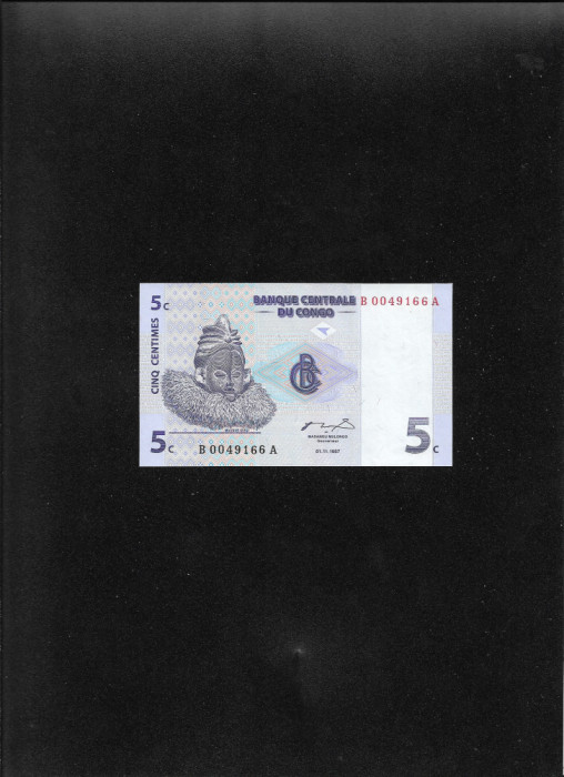 Congo 5 centimes 1997 unc seria0049166