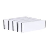 Cumpara ieftin Set 5 separatoare extensibile pentru sertare, lungime intre 28 si 44 cm, plastic, alb
