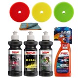 Set de polisat auto Sonax Ultimate Cut, bureti 125 mm, SW-20953