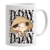 Cana alba personalizata bts suga agust d d-day, INOVATIX&reg;. 330 ml, Oem
