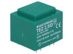 Transformator &icirc;ncapsulat 2,5VA 230V 12V PCB