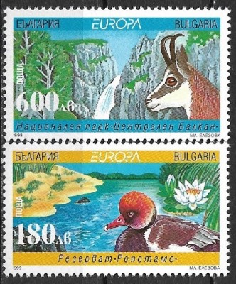 C5317 - Bulgaria 1999 - Europa-cept 2v.neuzat,perfecta stare foto