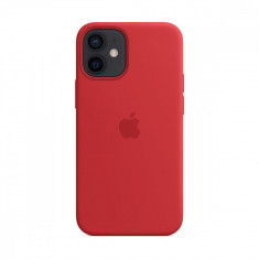 Husa de protectie Apple cu MagSafe pentru iPhone 12 Mini. Silicon, Rosu foto