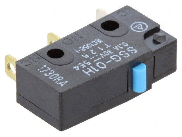 Micro&icirc;ntrerupător SNAP ACTION SPDT 0,1A 125VAC/30VDC