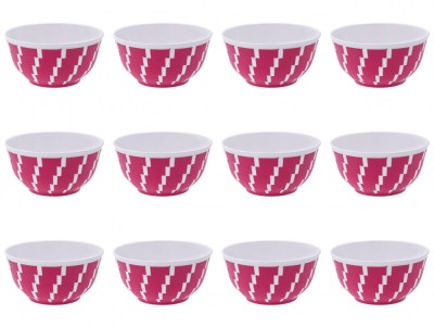 Set boluri, 12 piese, 350 ml, Plastic, Fucsia foto