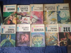 Colectia Fantastic Club - ed. Albatros - Science Fiction - 10 volume foto