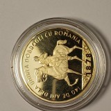 Moneda 50 bani 2018 Proof. 140 ani de la unirea Dobrogei cu Romania