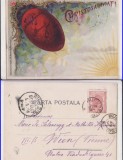 Romania-Felicitare Pasti 1902-litografie, RR