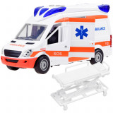 Ambulanță + camion cu targă Ambulanță cu sunet ZA3835