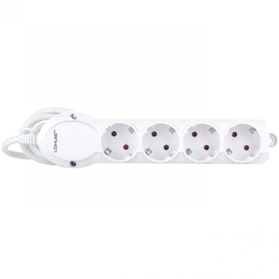 Prelungitor Lohuis 4 prize, 5 m, 3500W, 3 x 1.5 mmp, contact de protectie foto