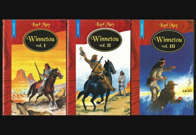 WINNETOU - KARL MAY - TREI VOLUME, APROAPE NOI - EDITURA CORINT foto