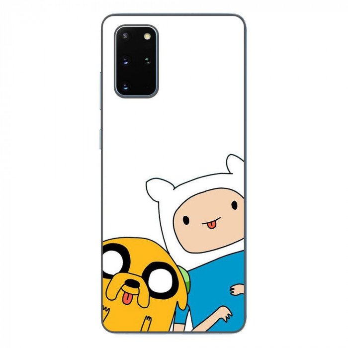 Husa compatibila cu Samsung Galaxy S20+ Plus Silicon Gel Tpu Model Finn and Jake Tongues