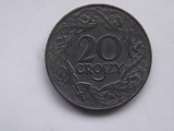 20 GROSZY 1923 POLNIA ZINC-XF