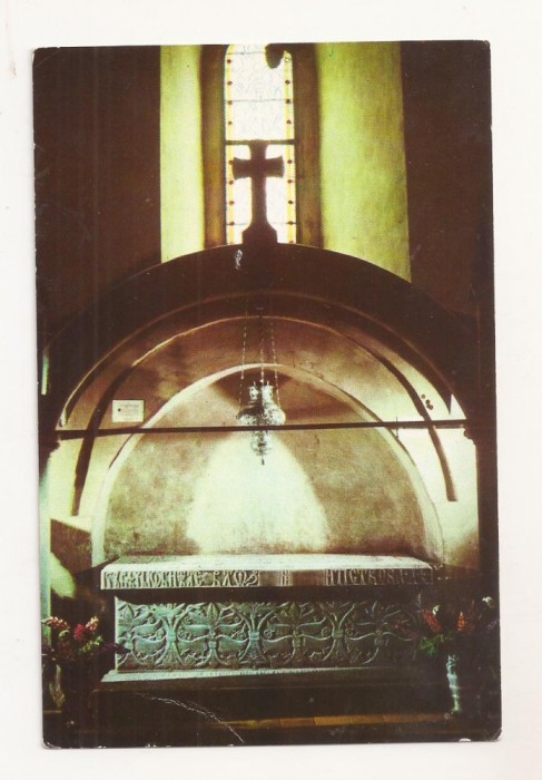 RF51 -Carte Postala-Manastirea Putna, mormantul lui Stefan cel Mare, necirculata