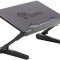 Masa laptop Air Space ajustabila la inaltime cu suport mouse si cooler