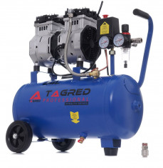 Compresor aer 24L fara ulei silentios 1100kW 218L min (TA383) foto