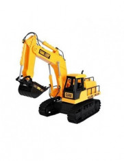 Jucarie excavator cu telecomanda, 1:24, galben foto