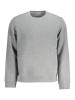Bluză bărbați, cu imprimeu cu logo, Regular fit, gri, M, L, XL, Calvin Klein