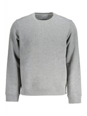 Bluza barba?i, cu imprimeu cu logo, Regular fit, gri (Marime: 2XL) foto