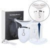 Dispozitiv masaj facial SERBY , multifunctional, hidratarea pielii si eliminarea ridurilor in zona gatului, 3 moduri de culoare, stimulare EMS, alb