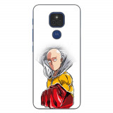 Husa compatibila cu Motorola Moto E7 Plus Silicon Gel Tpu Model One Punch Man Saitama