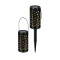 Lampa solara pentru gradina, LED, set 2 buc, 6x6x41 cm, Yildun GartenVIP DiyLine