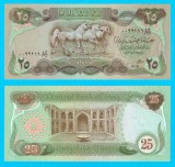 Irak (p#72) 25 Dinars 1982 UNC &#039;Cai arabi&#039; serie: 0099216