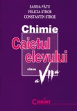 Cumpara ieftin Chimie, caietul elevului pentru clasa a VII-a, Corint