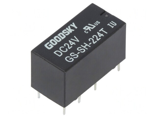 Releu electromagnetic DPDT 24VDC 2A PCB