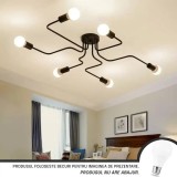 Lustra MODERNIST Hexa 6, 6x E27, Negru, Design Modern, Alessandro DESIGN