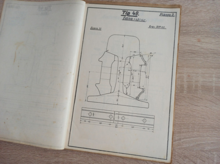 DIRECTIUNEA INTRETINERII C.F.R.- SINA TIP. 49, 1942 + ALTELE IN COLIGAT