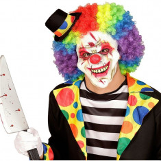 Masca Clown horror, marime universala, pentru adulti, latex multicolor foto