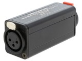 Adaptor Audio XLRF la Jack Mono 1/4"