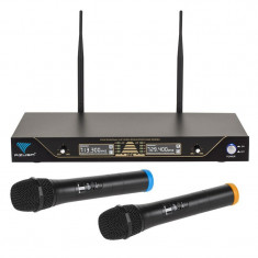 Set 2 microfoane wireless Azusa, iesire audio XLR1/4, 8 W, frecvente 138 + 138 foto