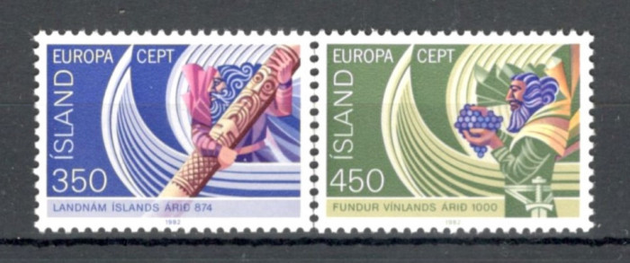 Islanda.1982 EUROPA-Evenimente istorice SE.542